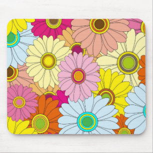 Tapis De Souris Amusez-vous dans les marguerites du soleil