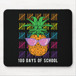 Tapis De Souris Ananas 100 Jours D'Enseignant Et Étudiant G