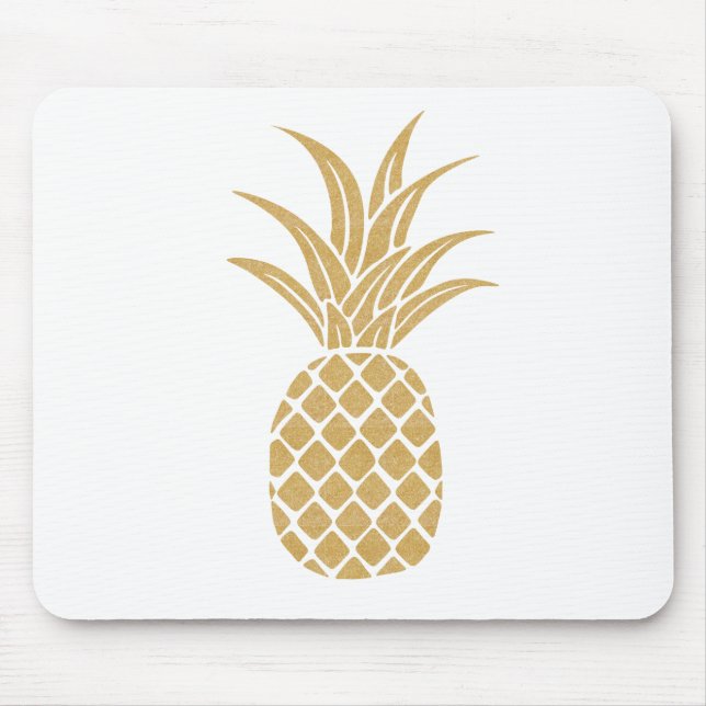 Tapis De Souris Ananas Regal Or Mousepad (Devant)