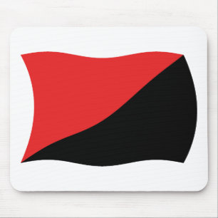 Tapis De Souris Anarcho-Syndicalisme Drapeau Mousepad