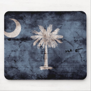 Tapis De Souris Ancien drapeau de la Caroline du Sud ;