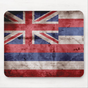 Tapis De Souris Ancien drapeau hawaïen ;