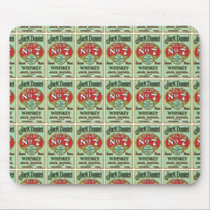 Tapis De Souris Ancien Étiquette Whiskey No 7