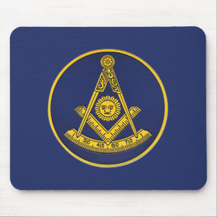Tapis De Souris Ancien Maître Freemason Carré et Compass Masonic