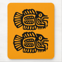 Ancien poisson mexicain Mousepad