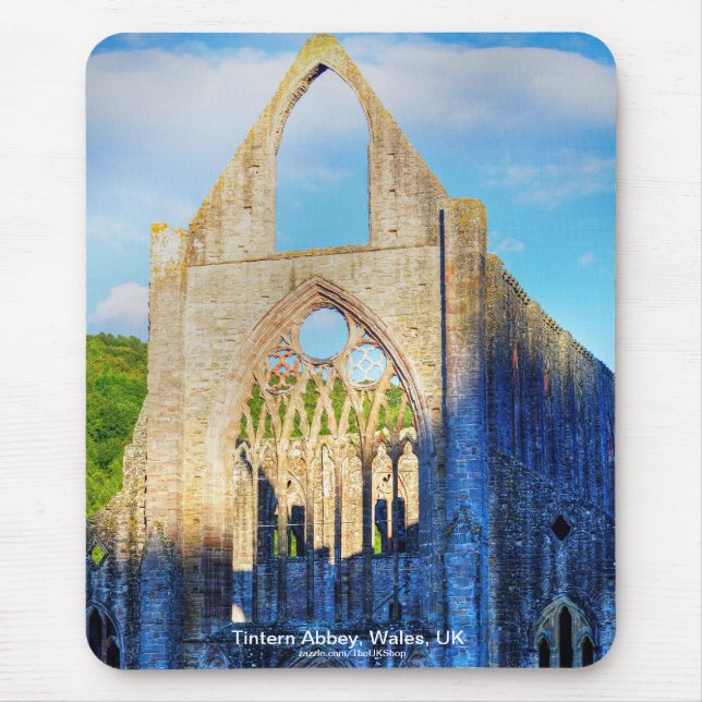 Tapis De Souris Ancienne abbaye de Tintern, monastère cistercien,  (Devant)