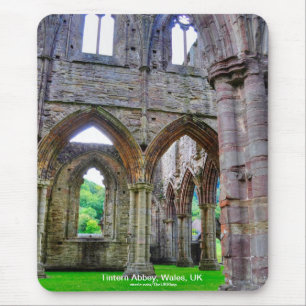 Tapis De Souris Ancienne abbaye de Tintern, monastère cistercien, 