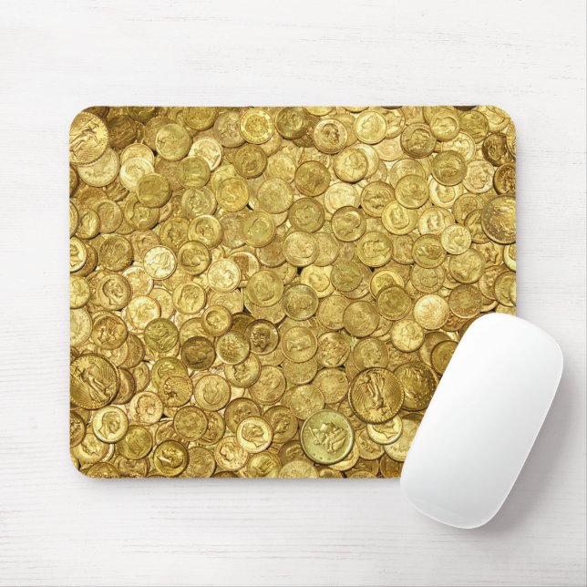 Tapis De Souris Ancienne collection de pièces d'or (Avec souris)
