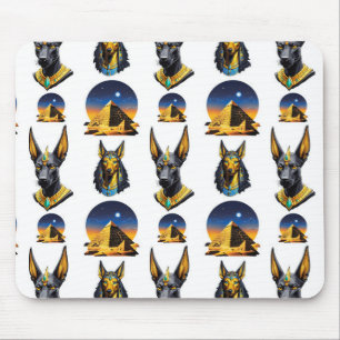 Tapis De Souris Ancienne Egypte Pyramide Anubis Motif Design