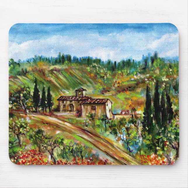 TAPIS DE SOURIS ANCIENNE FERME EN CHIANTI -TOSCANE (Devant)