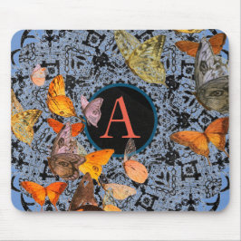 TAPIS DE SOURIS ANCIENNE LACE MOTIF MOUSE PAD CUSTOM INITIAL