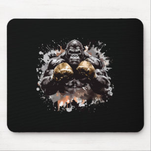 Tapis De Souris Ancient Motivation Inc Gorille Boxeur Champion Box