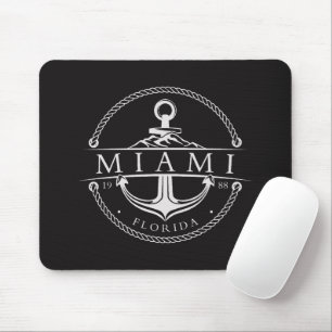 Tapis De Souris Ancre Naútica Miami Floride 1988