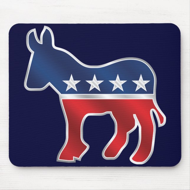 Tapis De Souris Âne Democratic Mousepad (Devant)
