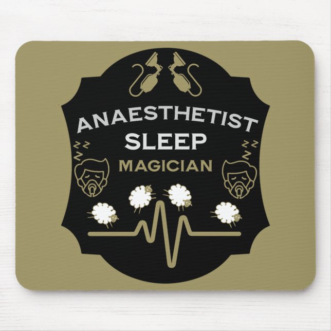 Tapis De Souris Anesthésiste chirurgical (Devant)