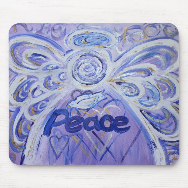Tapis De Souris Angel de la Paix Mousepad (Devant)