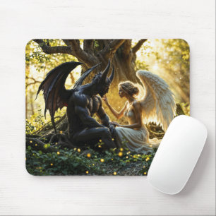 Tapis De Souris Angel Demon design surnaturel