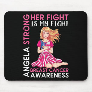 Tapis De Souris Angela Strong Sensibilisation au cancer du sein So