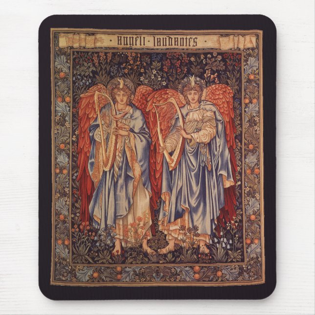 Tapis De Souris Angeli Laudantes par Sir Edward Coley Burne Jones (Devant)