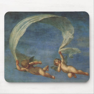 Tapis De Souris Anges Détail d'Adonis conduit par des Cupidons par