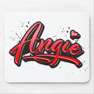 Tapis De Souris Angie Heart Splash Mousepad