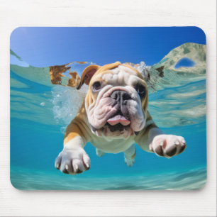 Tapis De Souris Anglais Bulldog Animal Chien Animaux Amusement Jou