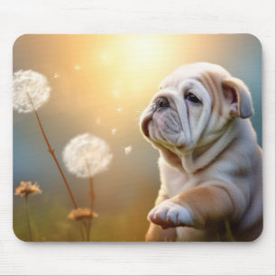 Tapis De Souris Anglais Chien Chien chien animal animal paisible