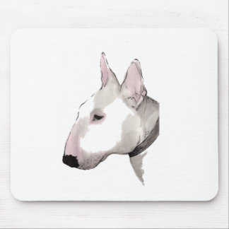 tapis de souris anglais de bull-terrier