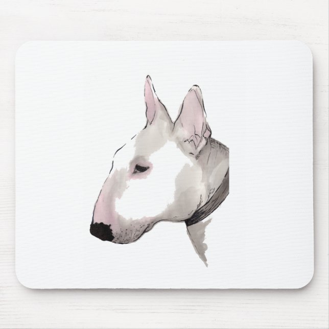 tapis de souris anglais de bull-terrier (Devant)