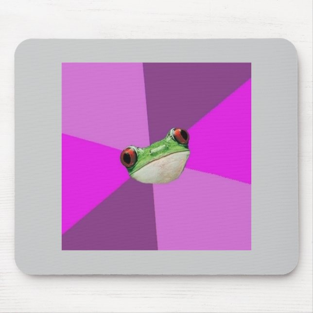 Tapis De Souris Animal fétide Meme de conseil de grenouille de (Devant)
