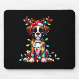 Tapis De Souris Animaux Amoureux des animaux Cute Boxer Chien Rein