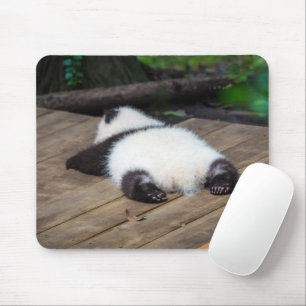 Tapis De Souris Animaux de bébés cutest Bébé Géant Panda Dormir