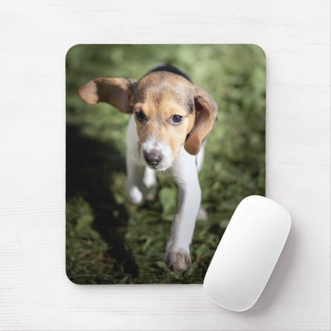 Tapis De Souris Animaux de bébés cutest | Chiot Beagle (Avec souris)