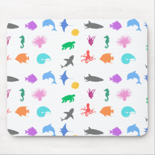 Tapis De Souris Animaux marins à motifs