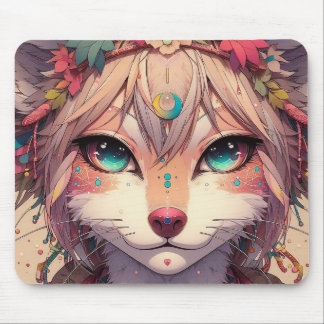 Tapis De Souris Anime animal souris pad, animé chat