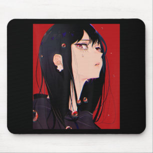 Tapis De Souris Anime Girl Kawaii Waifu esthétique japonaise Manga