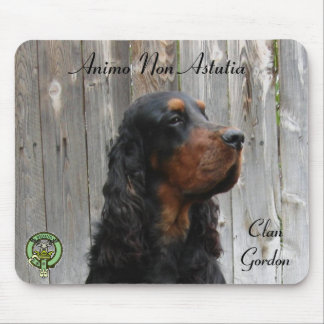 Tapis De Souris Animo Non Astutia, Gordon Setter Mousepad