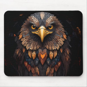 Tapis De Souris Anneau à clé d'aigle majestueux