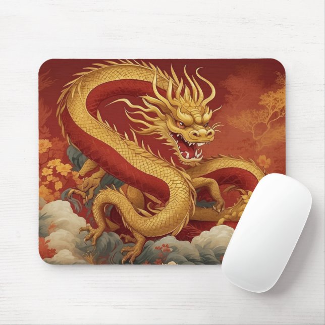 Tapis De Souris Année de la souris dragon Pad (Avec souris)