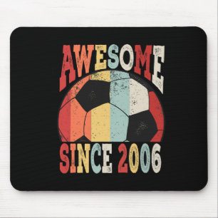 Tapis De Souris Anniversaire Vintage 13 Ans Football Incroyable De