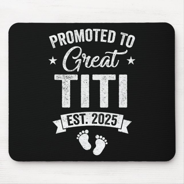 Tapis De Souris Annonce De Grossesse À Great Titi Est 2025 (Devant)