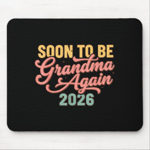Tapis De Souris Annonce de grossesse Bientôt grand-mère à nouveau 