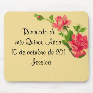 Tapis De Souris Años Mousepad de Recuerdo de mis 15