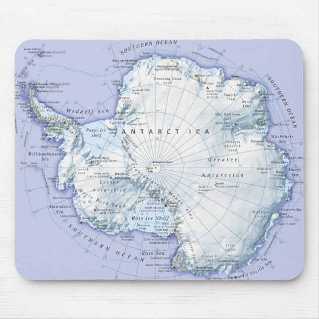 Tapis De Souris Antarctique (Devant)