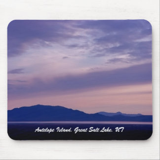 Tapis De Souris Antelope Island, Great Salt Lake, UT