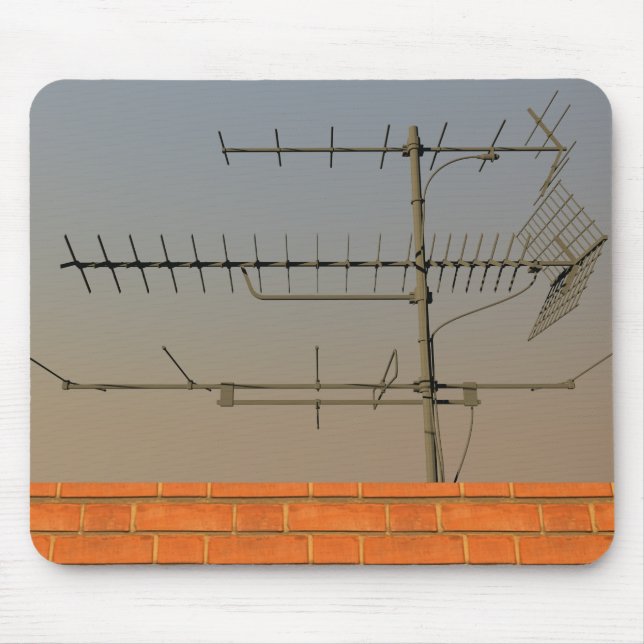 Tapis De Souris Antenne de l'ancienne TV (Devant)