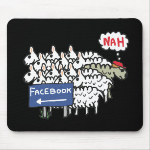 Tapis De Souris Anti Facebook