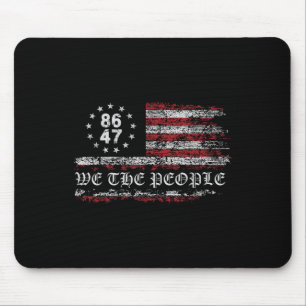 Tapis De Souris Anti Trump 8647 86 47 Us Drapeau Nous Le Peuple