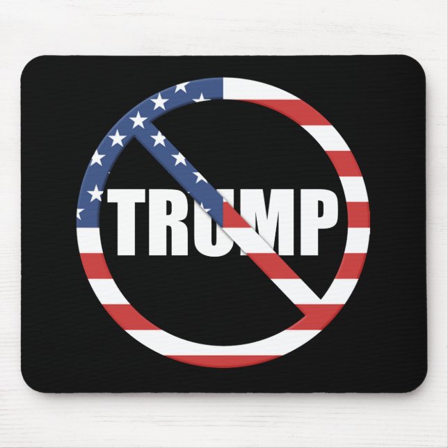 Tapis De Souris Anti-Trump pro-démocratie (Devant)