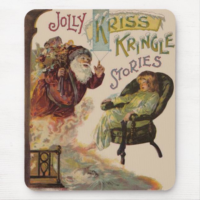 Tapis De Souris Antique Kris Kringle Sanga Claus (Devant)